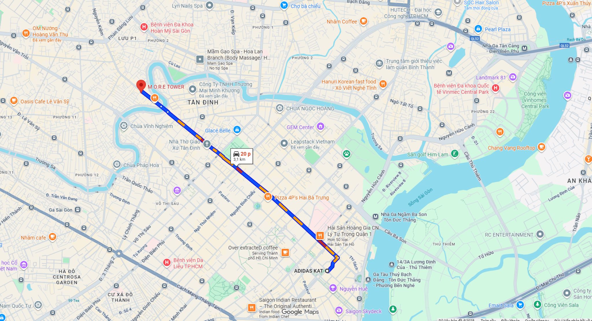 Từ Đồng Khởi, quận 1 đến SP79, 89 Phan Đình Phùng