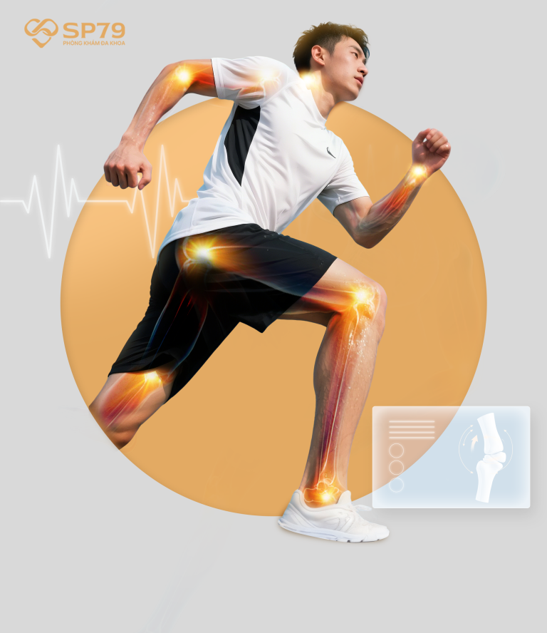 các khớp bị viêm thường gặp cần tiêm khớp tại sp79