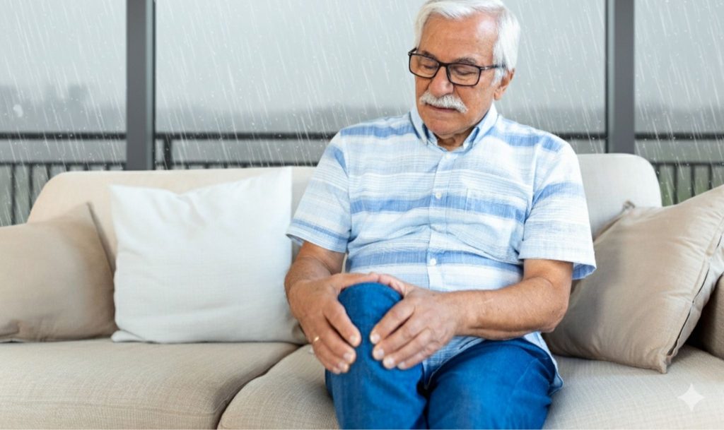 Đau khớp gối khi trời mưa: Nguyên nhân và cách khắc phục hiệu quả