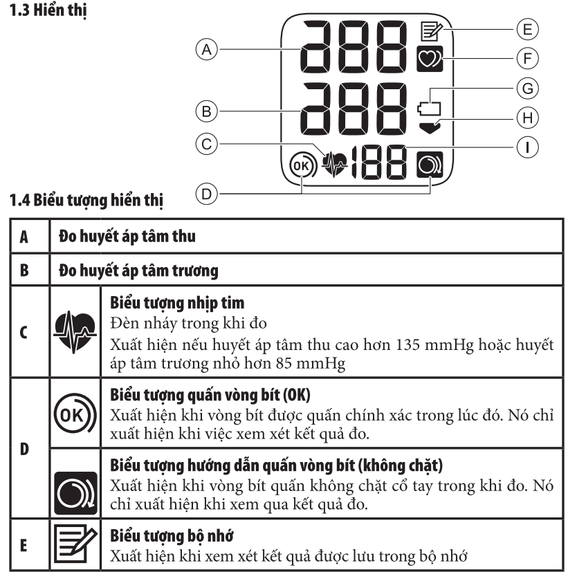 ý nghĩa thông số máy đo huyết áp omron sp79 sys dia pulse
