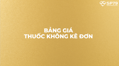 bảng giá thuốc không kê đơn sp79