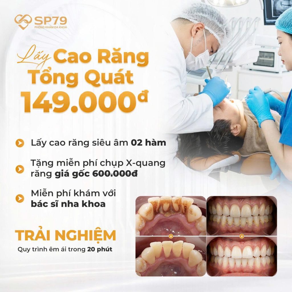 Ưu đãi lấy cao răng 149K gồm những gì?