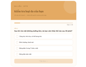 công cụ kiểm tra loại da da khô da dầu da nhạy cảm sp79